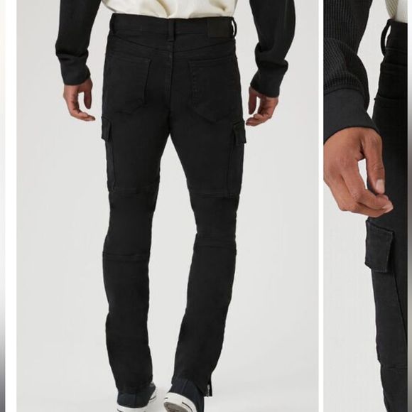 Forever21 Slim-Fit Cargo Jeans - Picture 5 of 5